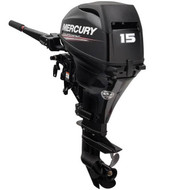 Mercury 15HP 4-Stroke Outboard Motor Electric Start Tiller 1A15311LK 20" Shaft